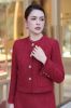 ao-vest-co-tron-kep-beo-dang-suong-ngan-da-tweed-mau-do-nhung - ảnh nhỏ  1